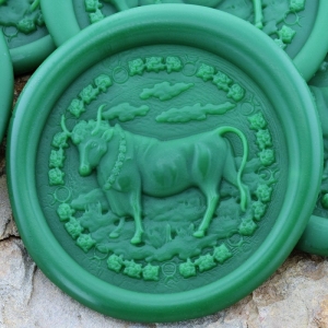 Taurus Sign Peel and Stick Wax Seals