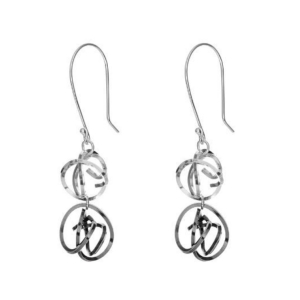 Double Tangle Drop Earrings
