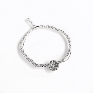 Envelop disc twin bracelet