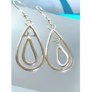 Double Teardrop Earrings