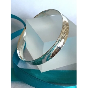 Curved Bark Bangle