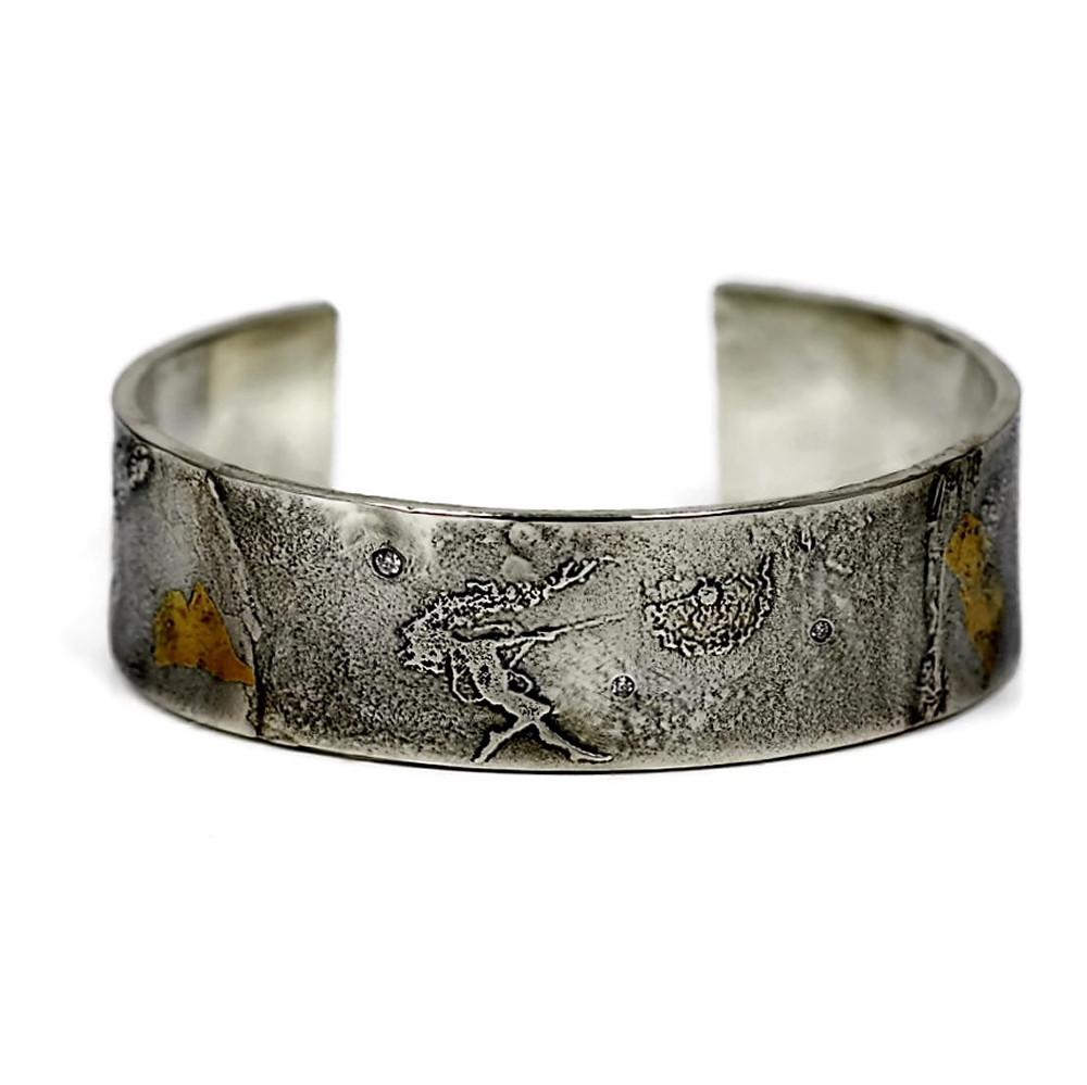 Dancing with Dandelions Diamond Open Fairy Bangle