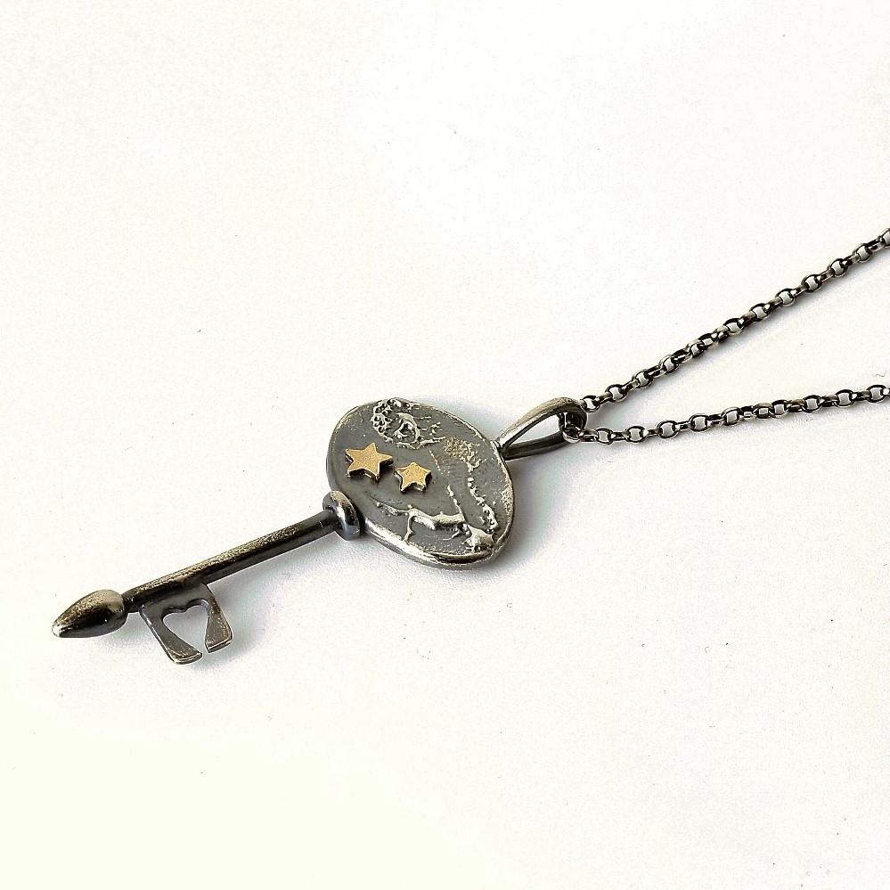 Dancing with Dandelions Key Necklace