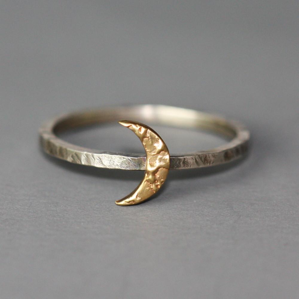 Gold Moon blossom Ring
