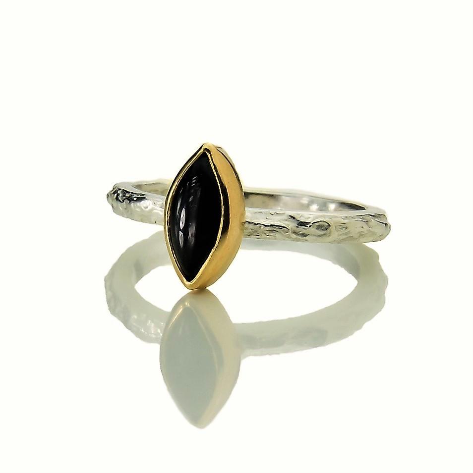 Marquise Onyx Treasure Ring