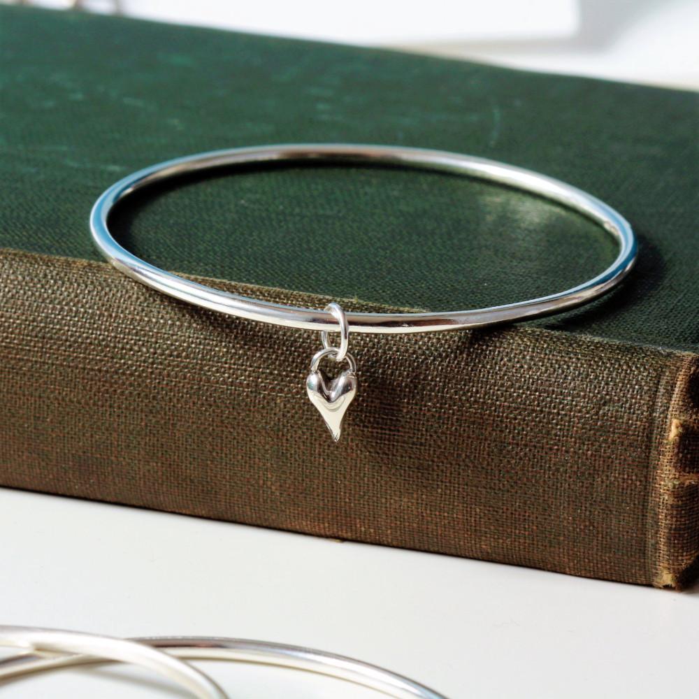 Silver Wild at Heart Bangle