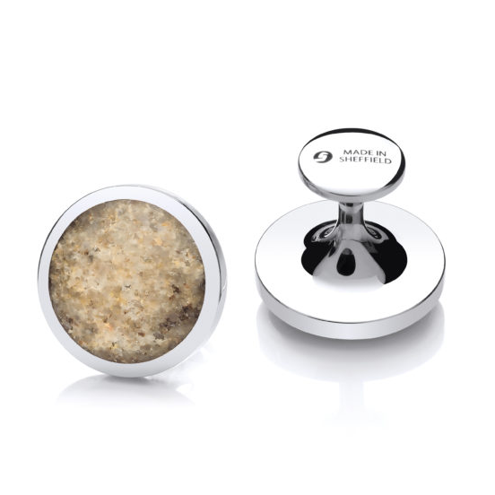 Stanage Edge Gritstone Cufflinks