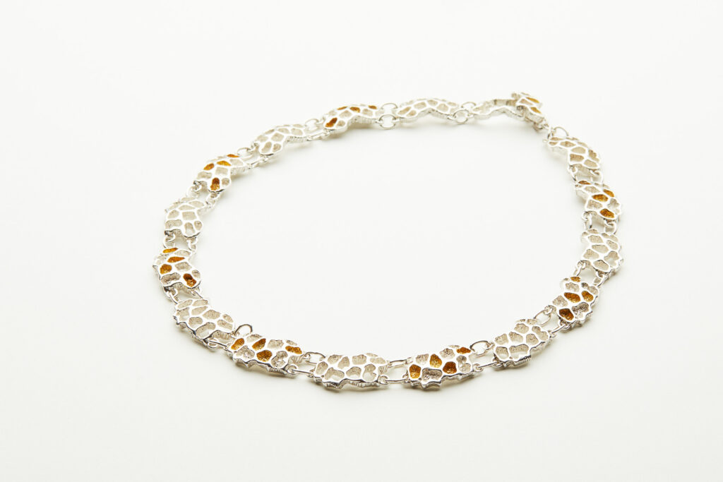 Sterling Silver Coral Necklace ( commission only)