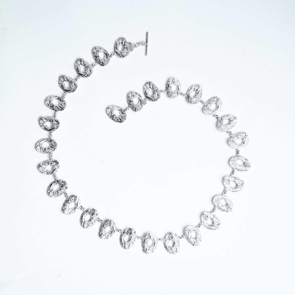 Sterling Silver Cholla Wood necklace