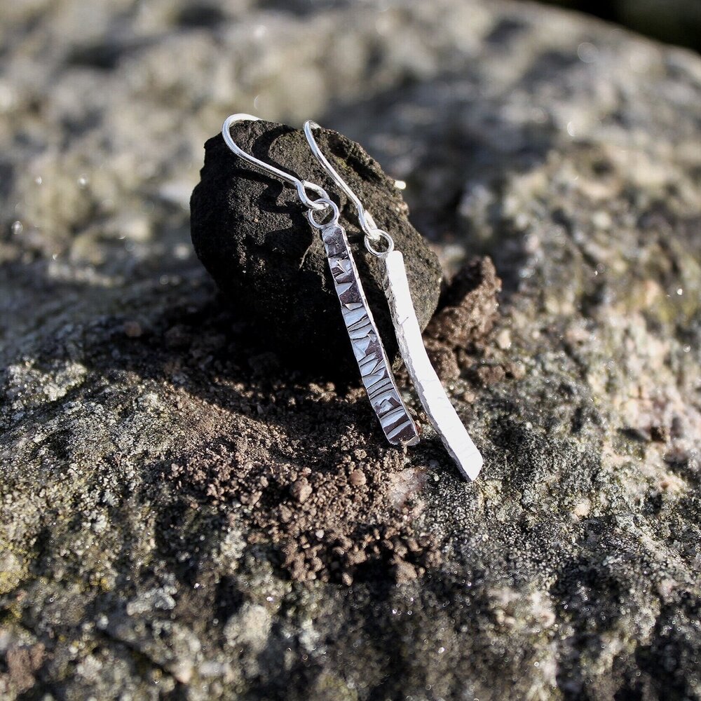 Granite Drop Earrings