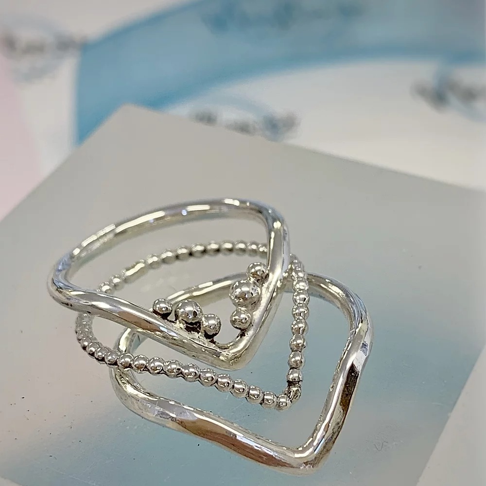Wishbone Stacking Rings