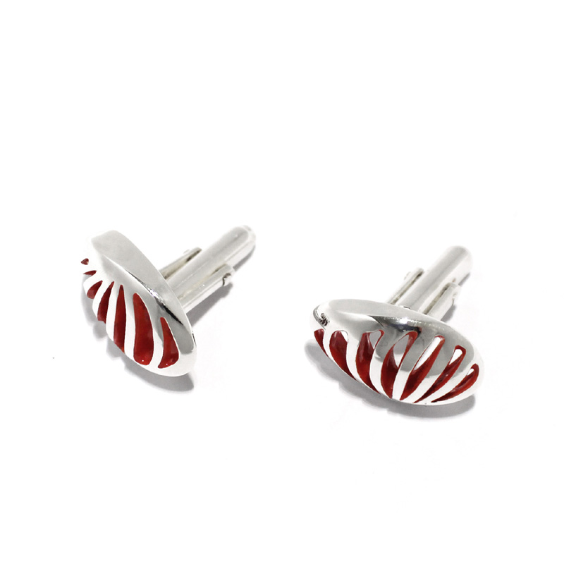 Entropic Cufflinks – Oval